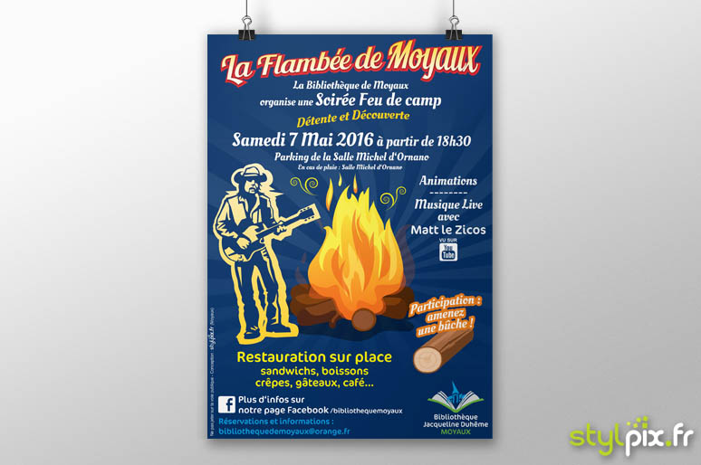 créateur flyer print moyaux calvados