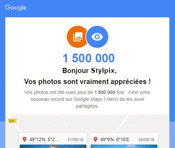 photographe officiel google maps, record de vues