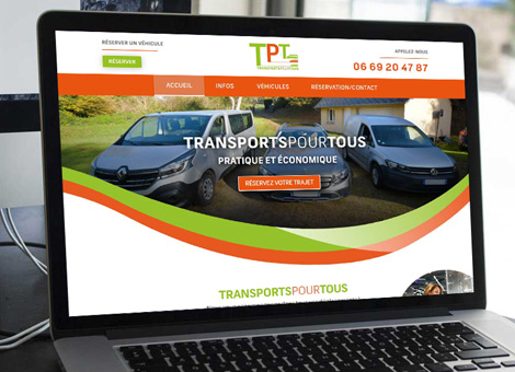 Transports Pour Tous – Site internet