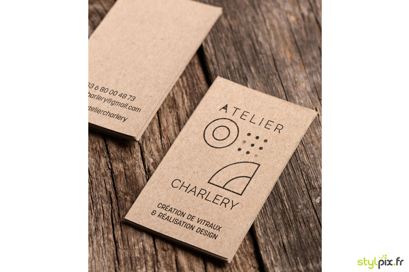 conception cartes de visite logo artisan